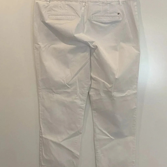 Tommy Hilfiger White Chino Pants Women Size 18 (1029) - Picture 2 of 6